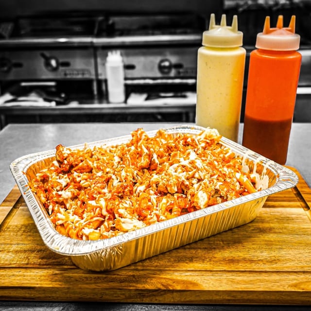 Family Style Loaded Fries.