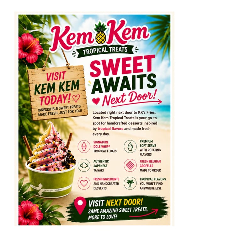 Welcome to Kem Kem Soft Serve & Taiyaki