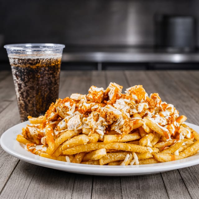 Mango Habanero Loaded Fries.