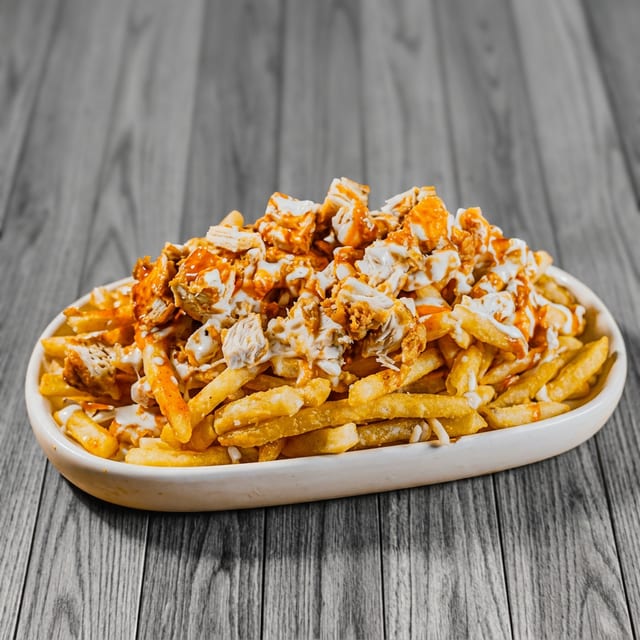 Mango Habanero Loaded Fries.